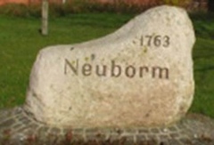 Gedenkstein in Neubörm (18. Kolonie)